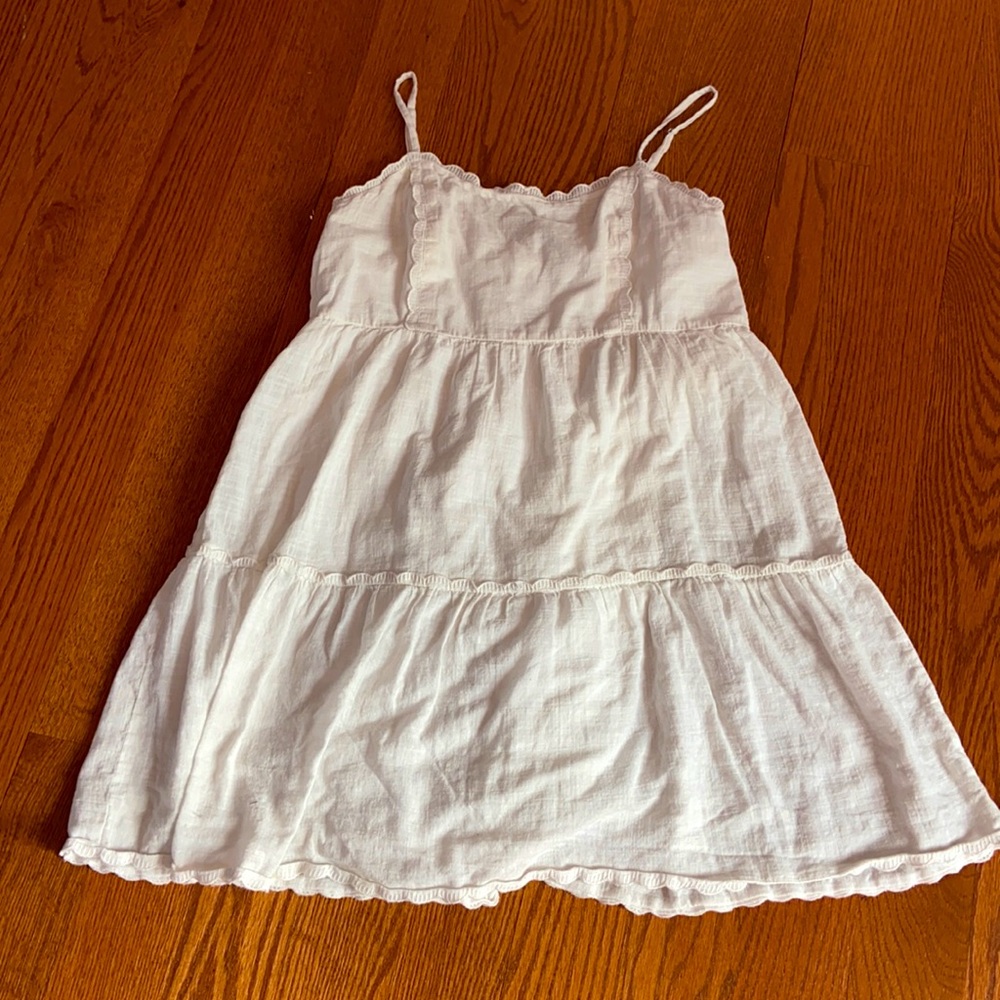 White cotton dress